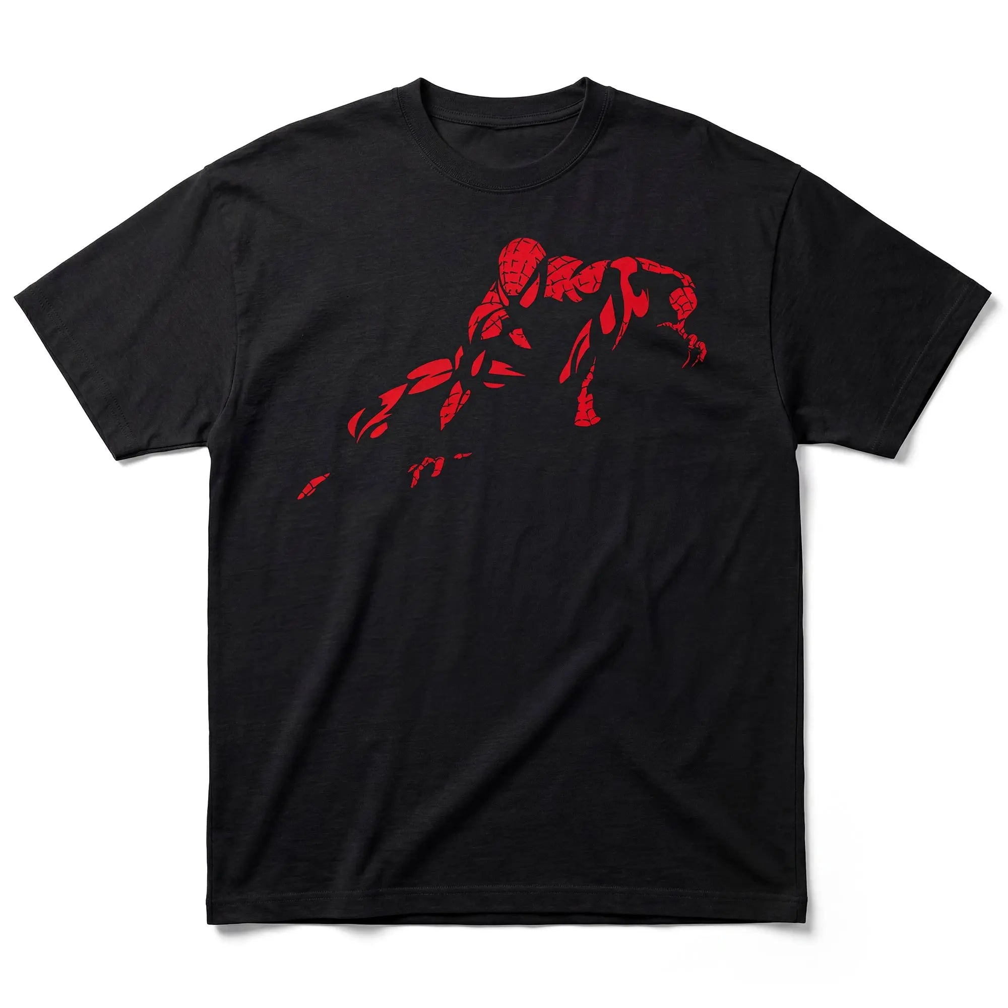Marvel: Spider-Man Vintage Red Wraith Shadow Pose Mens T Shirt