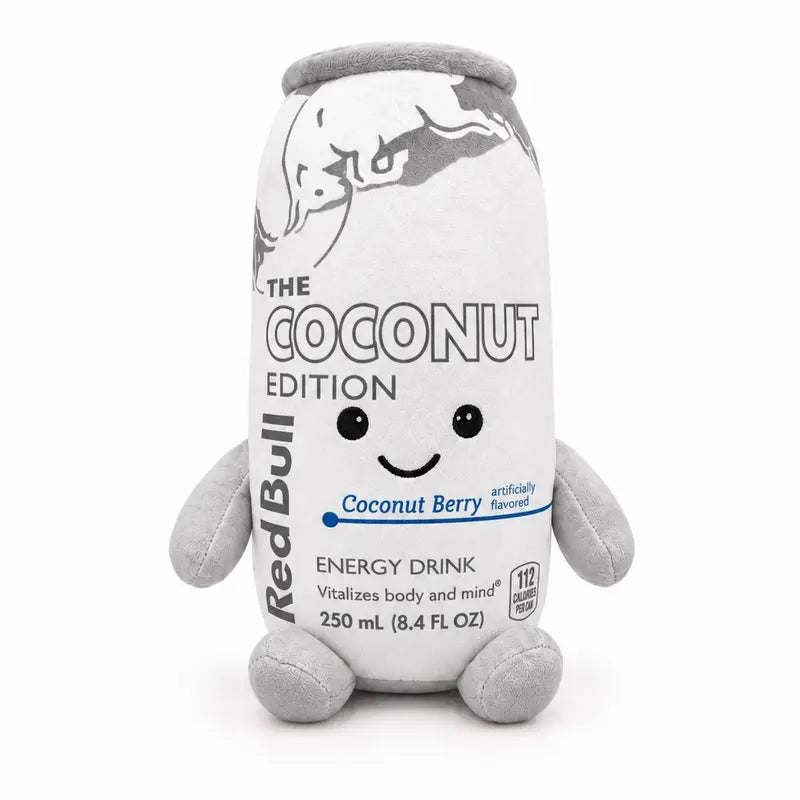 Energy Drink Can Plush Toy  5 Styles Available, 8.7 in Cute Soft Stuffed Doll, Sold Individually, Desk & Room Decor