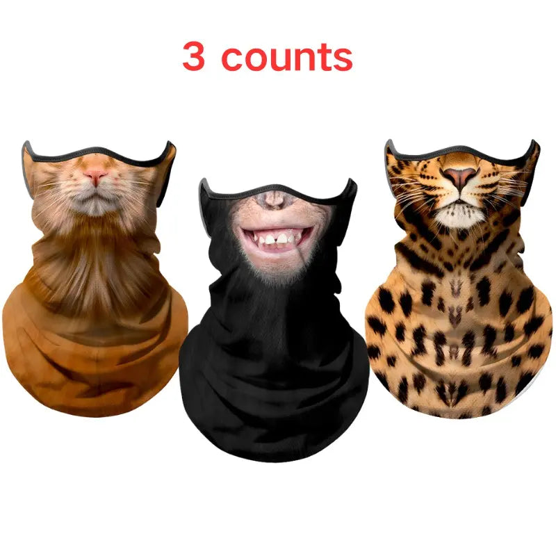 Yeomoo 3D Animal Print Cooling Neck Gaiter with UPF 50+ Sun Protection