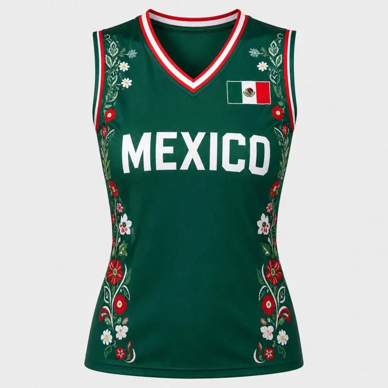A sleeveless V-neck top made from lightweight, breathable fabric—suitable for watching soccer matches, fan gatherings, and everyday summer wear. Casual Sporty Top Fan Sportswear Top