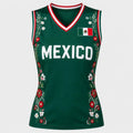 A sleeveless V-neck top made from lightweight, breathable fabric—suitable for watching soccer matches, fan gatherings, and everyday summer wear. Casual Sporty Top Fan Sportswear Top