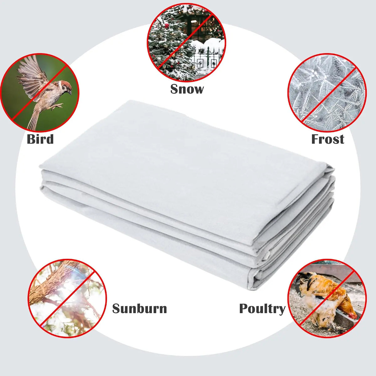 Plant Frost Cover with Viewing Window