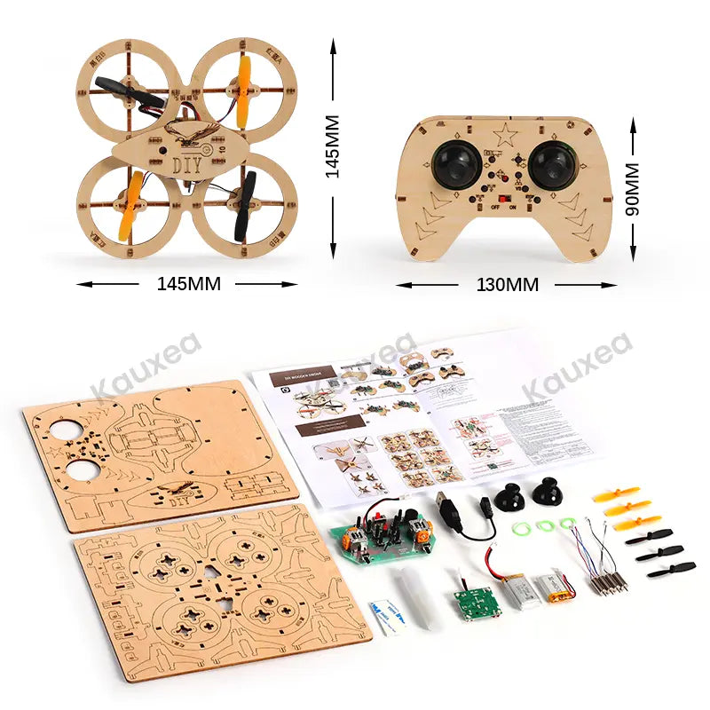 Kauxea DIY Mini RC Aeroplane Building & Training Kit