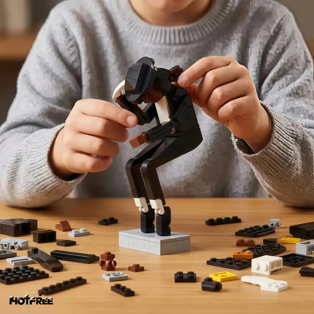 Michael Jackson Dance Pose Building Block Figure