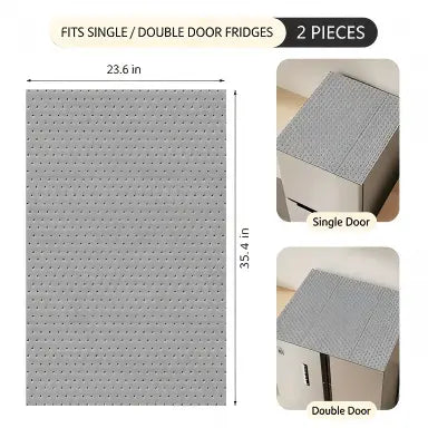 Disposable Oil-Absorbent Fridge Top Mat, Waterproof Dust-Proof Protective Pad for Kitchen Use