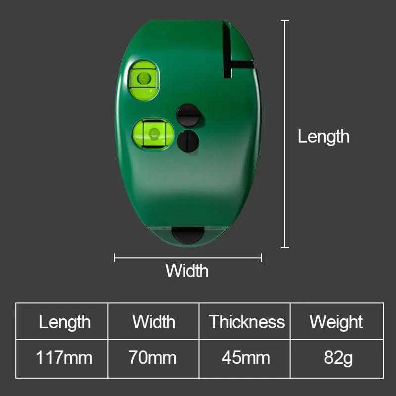 Self-Leveling 90° Red Laser Layout Tool for Parallel Marking