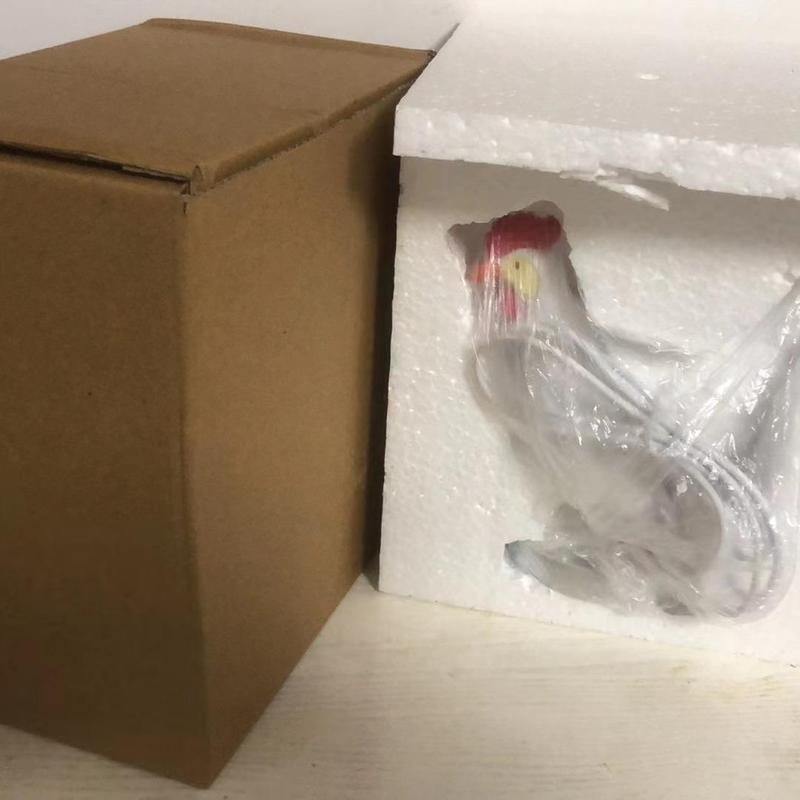 Chicken Design Desktop Decorative Light, 1 Count Cute Resin Animal Design Desktop Decorative Light, Creative Desktop Light for Home Office Decor