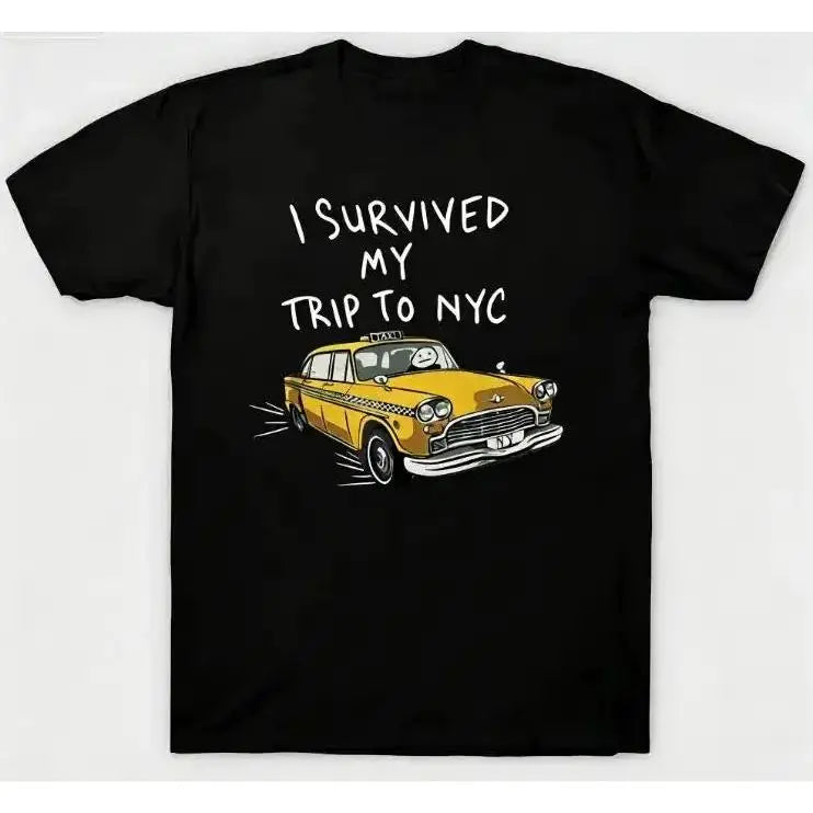 Tom I Survived My Trip To NYC White T-Shirt