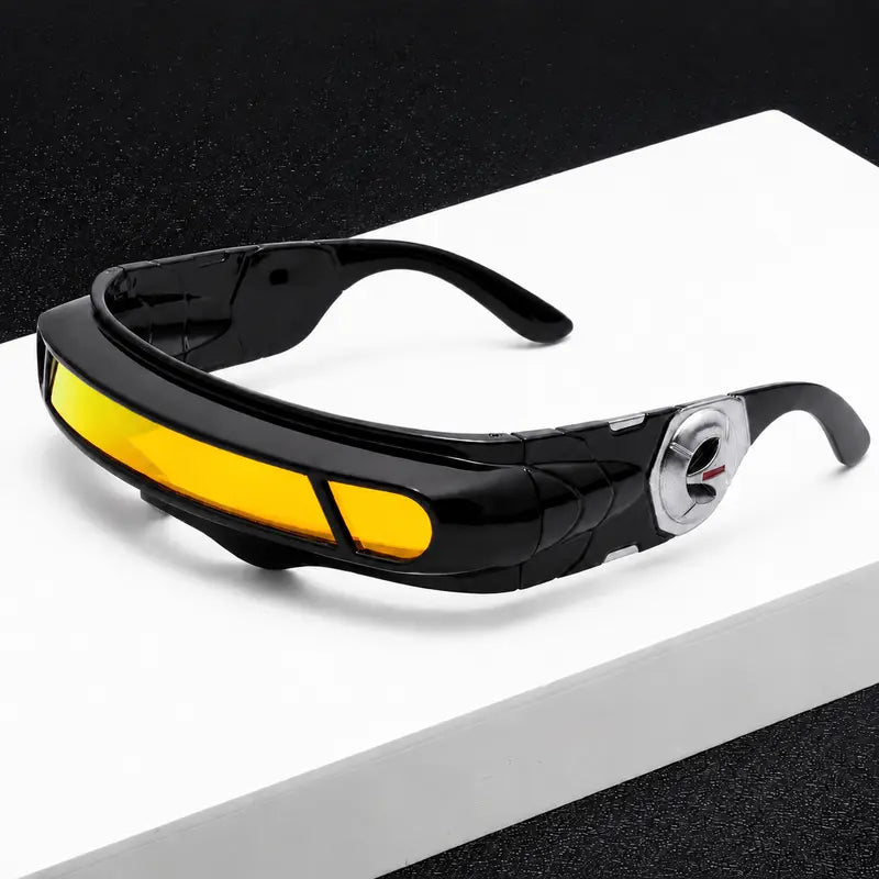 X-Energy Sunglasses Future Hero Visor Cyberpunk Eyewear Props, Party Cosplay Festival Comic Game Lens