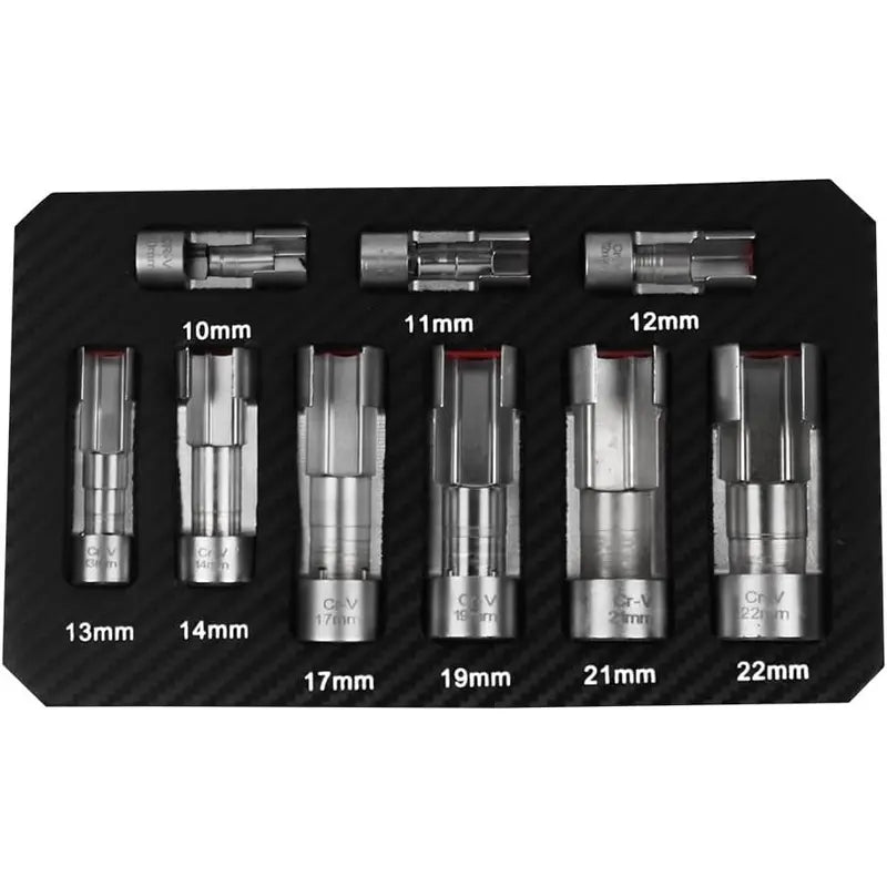 GJANSH 10–22mm Injector Line Socket Set – 3/8″ & 1/2″ Drive