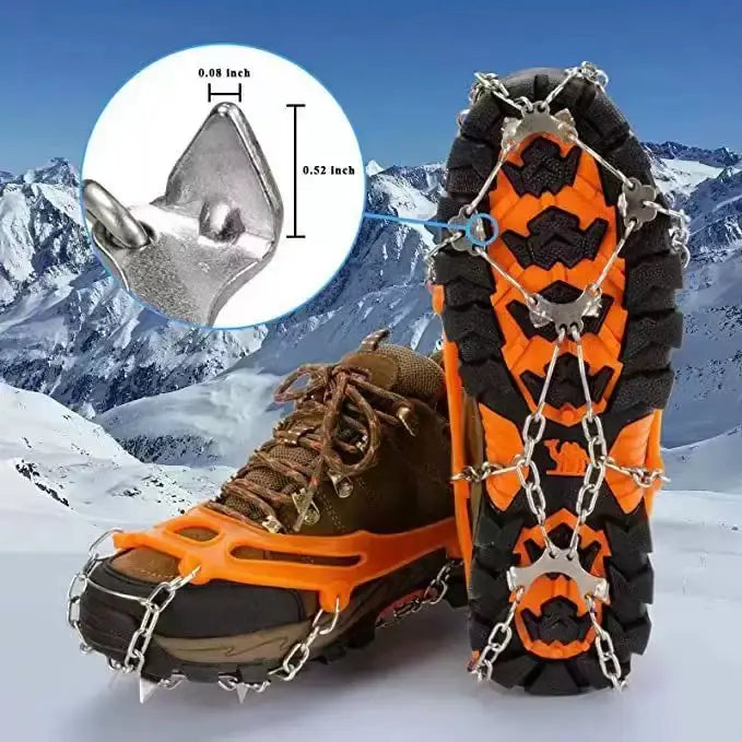 Lightweight Anti-Slip Ice Cleats for Shoes & Boots