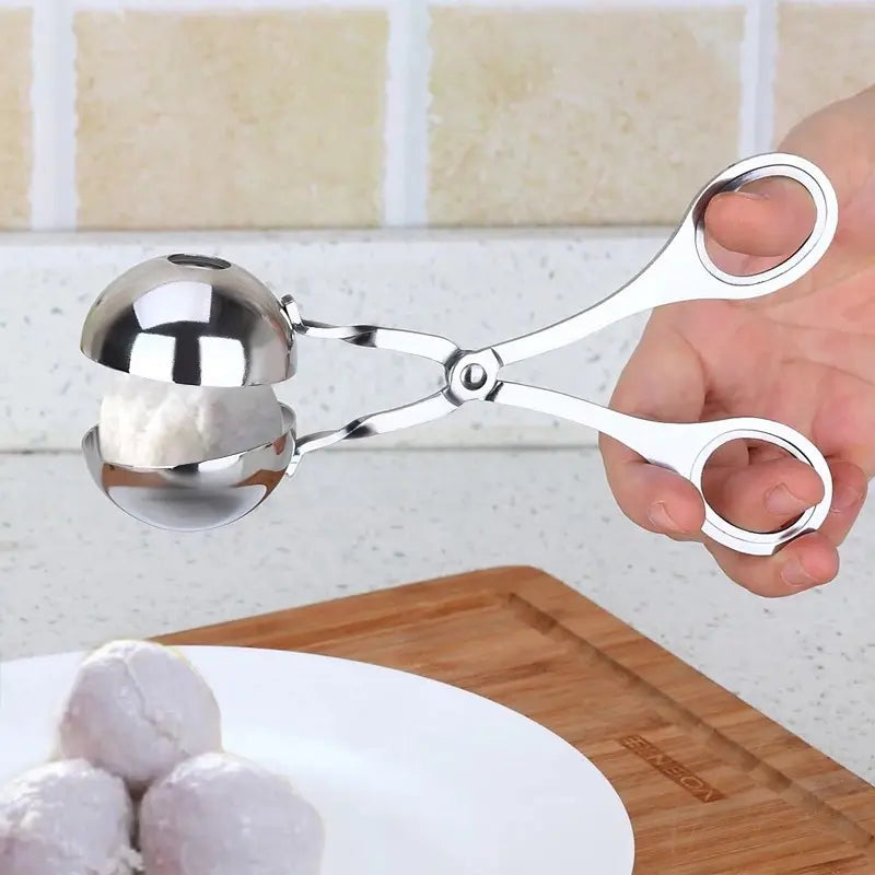 Stainless Steel Meatball Maker & Portion Scoop