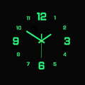 Modern 3D Digital Wall Clock, Silent Acrylic Night Light, Easy to Read, Perfect Gift, Stylish Design, Ideal for Dark Environments