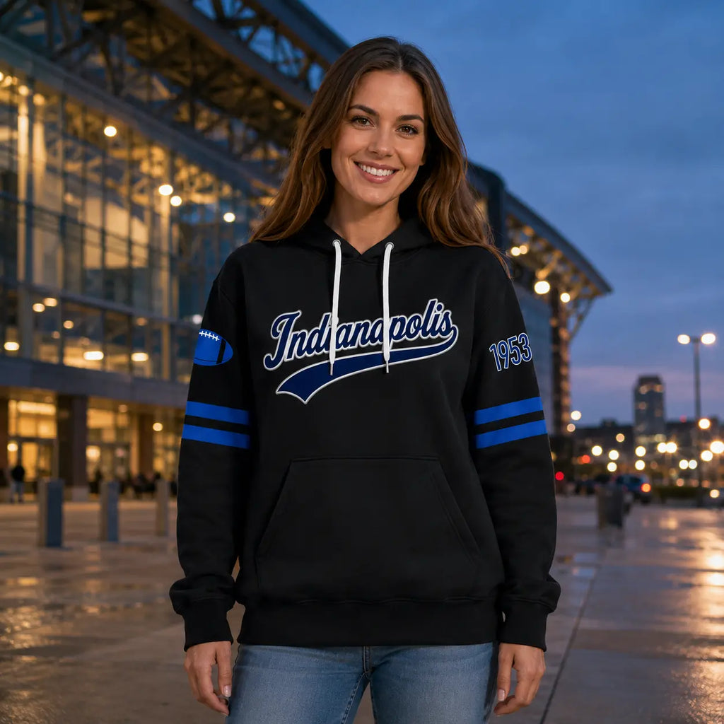 Unisex Football City Graphic Pullover Hoodie