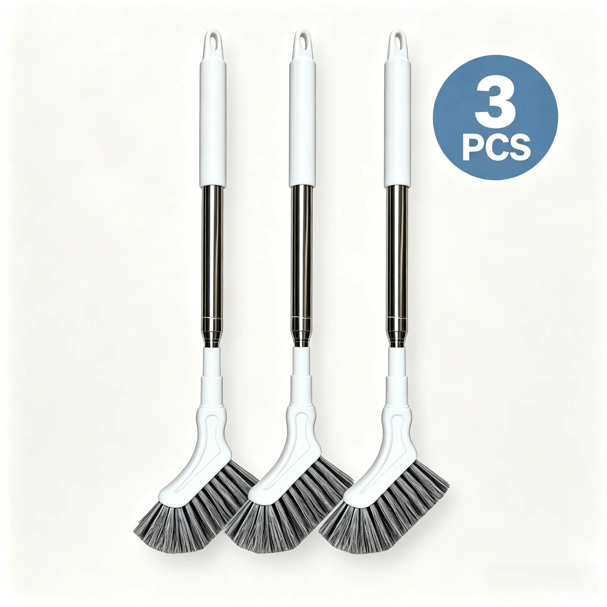 Adjustable Telescopic Long-Handle Crevice Cleaning Brush