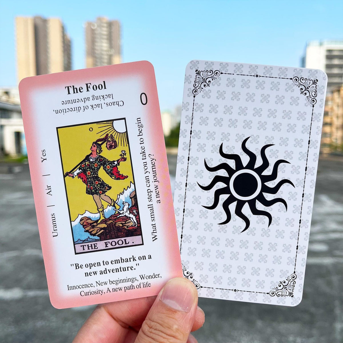 Beginner Tarot Card Deck & Meaning Guide Set