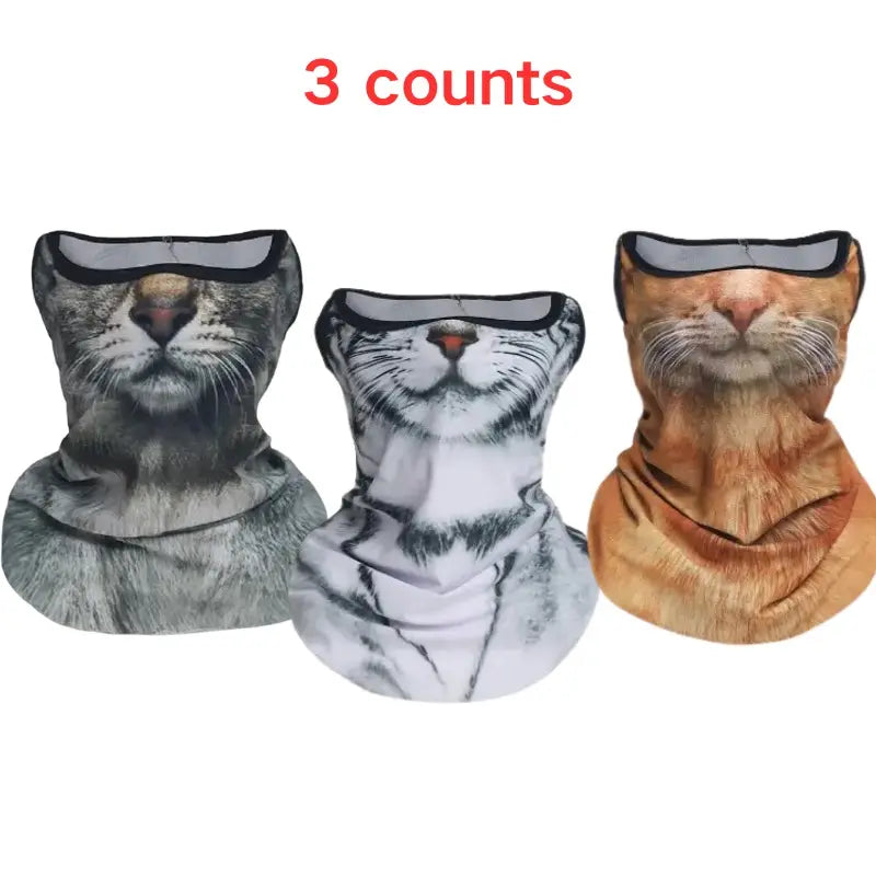 Yeomoo 3D Animal Print Cooling Neck Gaiter with UPF 50+ Sun Protection