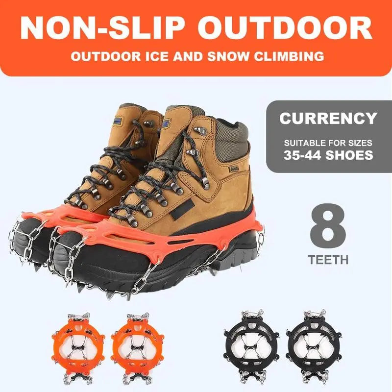 Lightweight Anti-Slip Ice Cleats for Shoes & Boots