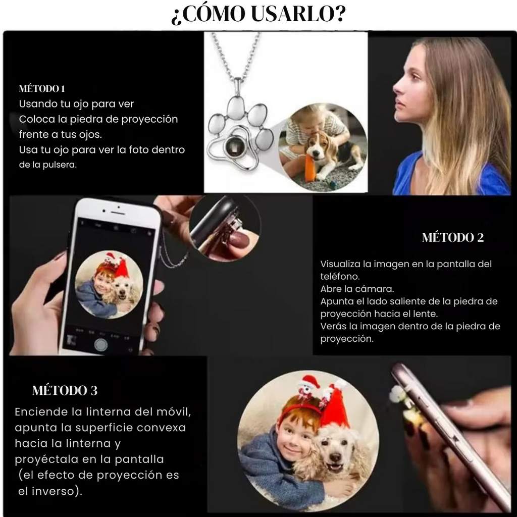 Memory Footprint Necklace