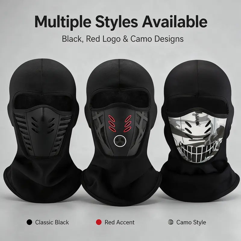 Unisex Windproof Fleece Full-Face Balaclava Ski Mask