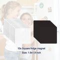 Custom Photo DIY Fridge Magnets, Personalized Acrylic Magnets with Logo Text QR Code, Customizable Logo Fridge Magnet for Wedding Party Favor Home Kitchen Decor & Promotional Gifts