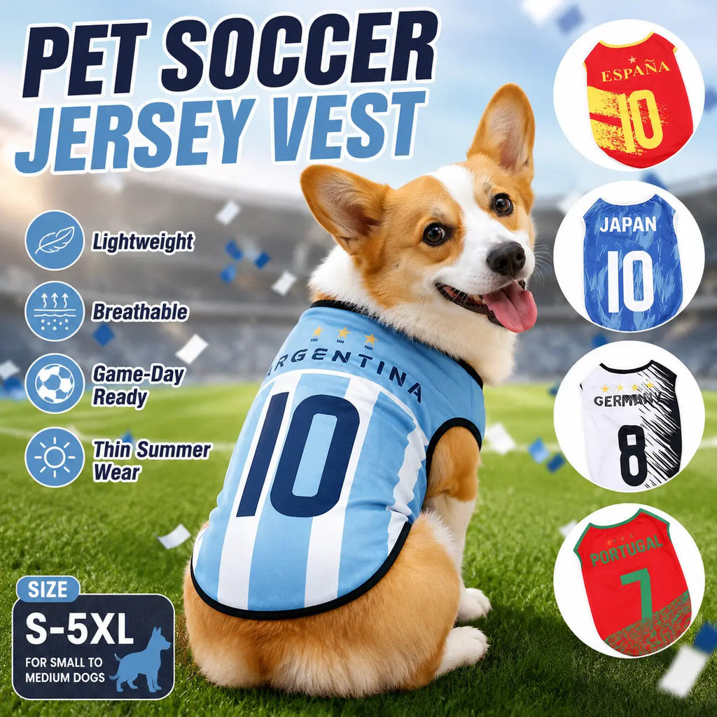 World Cup 2026 Patriotic Soccer Fan Pet Shirt