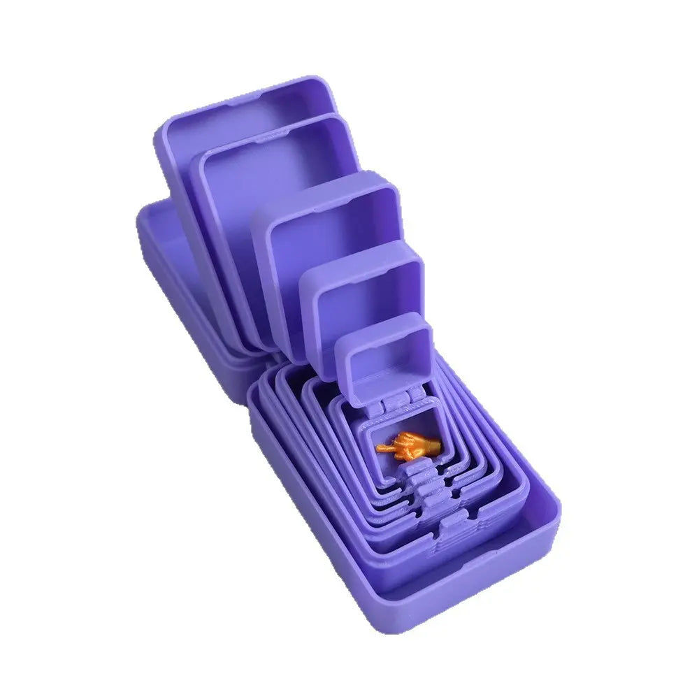 Multi-Layer Nesting Surprise Gift Box, 3D Printed Prank Container for Birthdays, Halloween & Funny Gifts