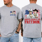 Lonesome Dove Western Movie T-Shirt - Funny 4th of July Independence Day Graphic Tee