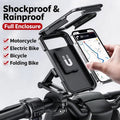 Waterproof 360° Bike & Motorcycle Phone Mount Case – 4–6.7 in