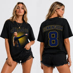 Unisex Basketball Graphic T-Shirt, Cotton Short Sleeve Game Day Fan Tee, Casual Sports Shirt