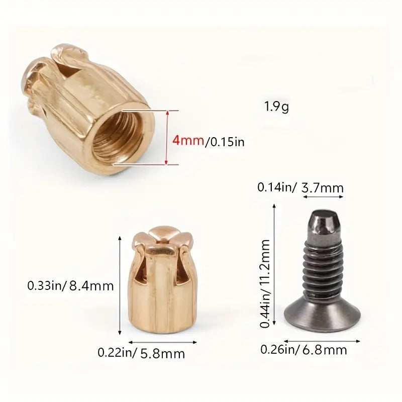 GJANSH Cabinet Hinge Repair Expansion Inserts – 20/50 Pack