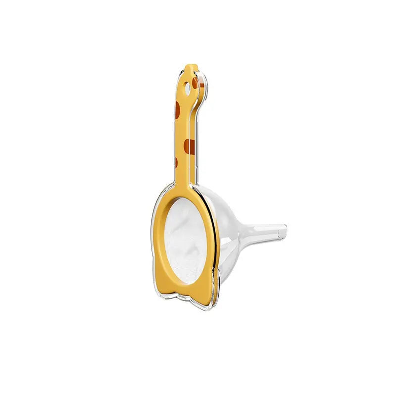 Fine Mesh Handheld Strainer with Funnel Spout for Coffee, Tea, Flour Sifting & Kitchen Food Preparation