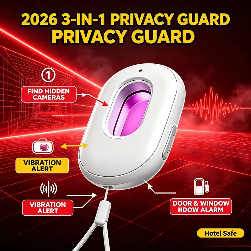 3-Mode Infrared Hidden Camera Detector with Sound & Vibration Alerts