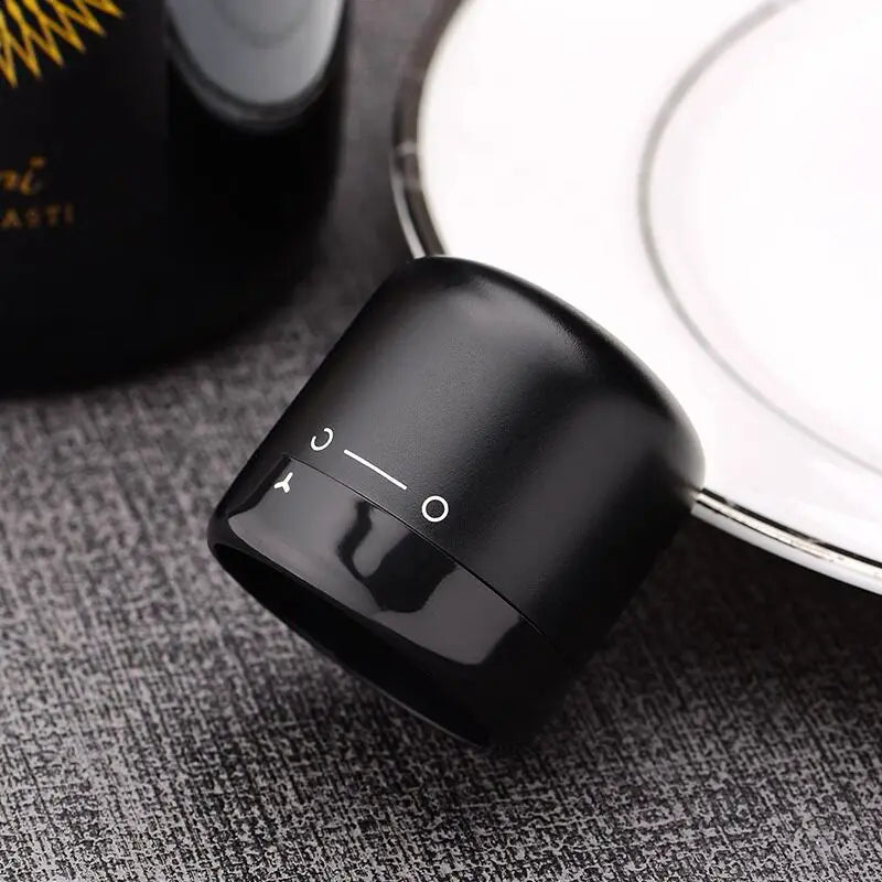 Reusable Vacuum Wine Stopper with Built-In Pump, Leak-Resistant Bottle Sealer for Wine & Champagne