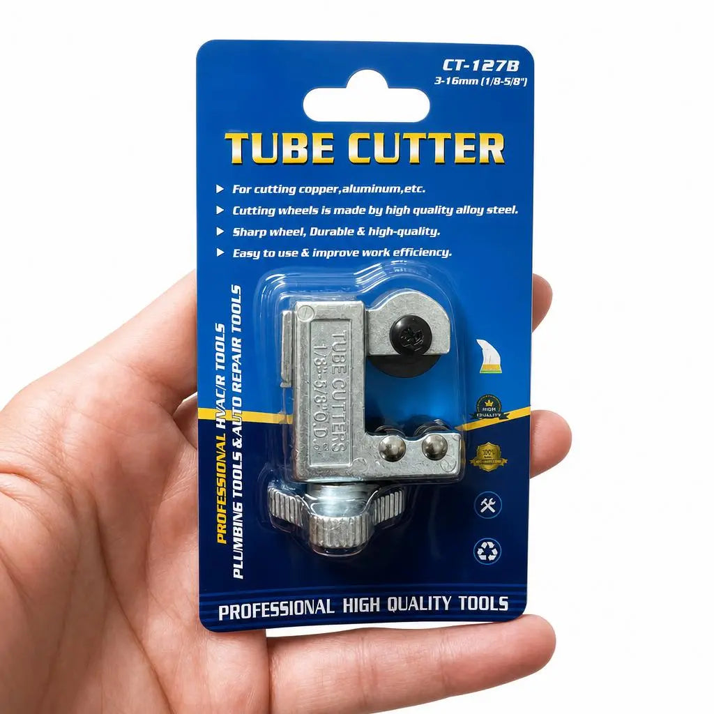 1/8–5/8 in Mini Tube Cutter for Metal & Plastic Pipes