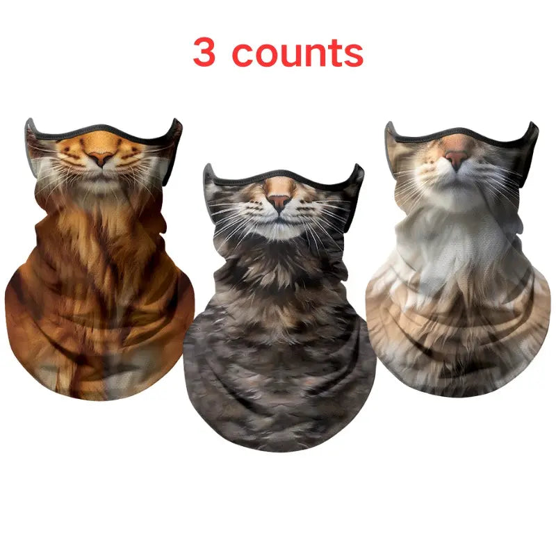 Yeomoo 3D Animal Print Cooling Neck Gaiter with UPF 50+ Sun Protection