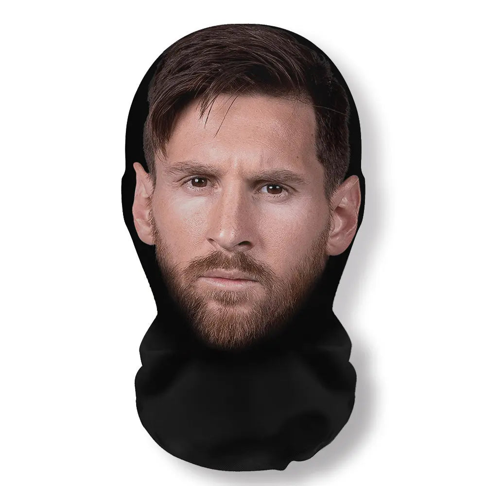 Breathable Full-Face Elastic Mesh Mask, Funny Stretch Face Cover for Motorcycle Rides, Stadiums & Parties