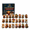 24-Day Highland Cow Figurine Advent Calendar