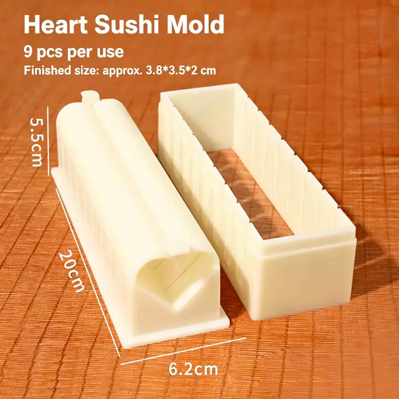 Sushi Mold Set with Cutting Guides