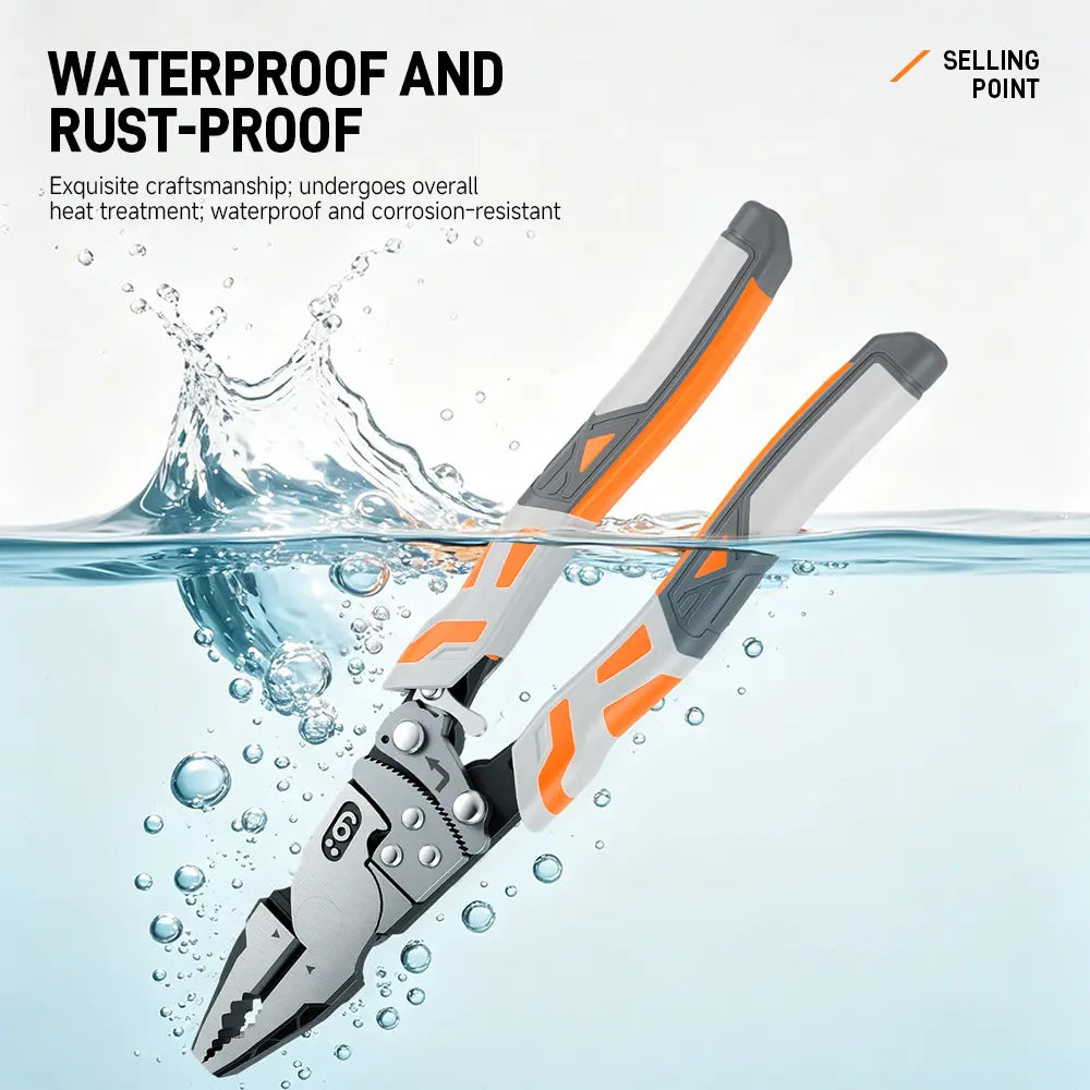 LOZLIN Self-Locking Ratchet Pliers & Wire Cutter