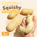 Crunchy Sound Peanut Squishy Toy, Soft Sensory Stress Relief Fidget Toy for Teens, Adults, Desk Relaxation & Party Gifts