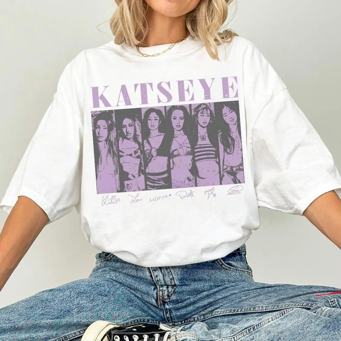 Katseye Music Shirt, Katseye Kpop Shirt, Katseye Beautiful Chaos Shirt, Kpop Music Fan Gifts, Katseye Girls Shirt, Kpop Birthday Shirt