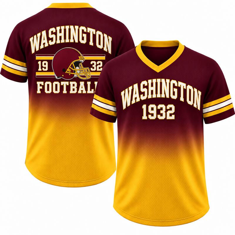 Unisex Game Day Gradient V-Neck Mesh Jersey