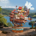 TONECHEER Walking Castle 3D Puzzle Kit with LED Lights & Music Box