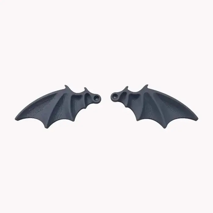 2-Piece Bat Wing License Plate Decoration Set