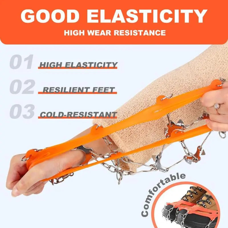Lightweight Anti-Slip Ice Cleats for Shoes & Boots