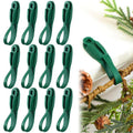12/24-Pack Reusable 7.87-Inch Silicone Christmas Garland Hooks
