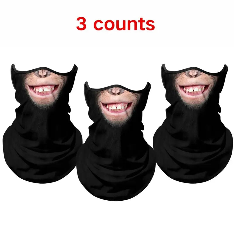 Yeomoo 3D Animal Print Cooling Neck Gaiter with UPF 50+ Sun Protection