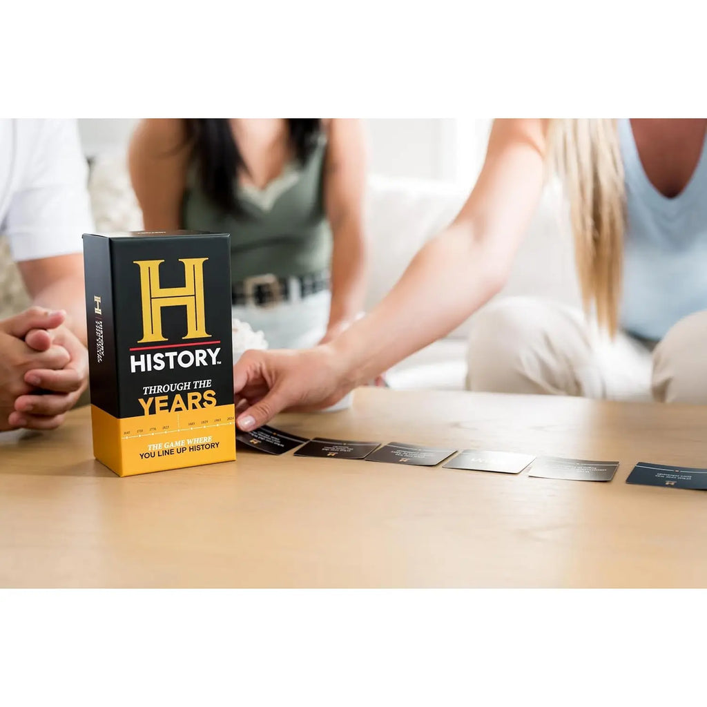 History Channel 2-in-1 Edition - Through The Years/That's A Fun Fact - General Knowledge Super Trivia Chronology Timeline Party Card Game for Adults, Family, Teen in The Pursuit of Trivial Knowledge