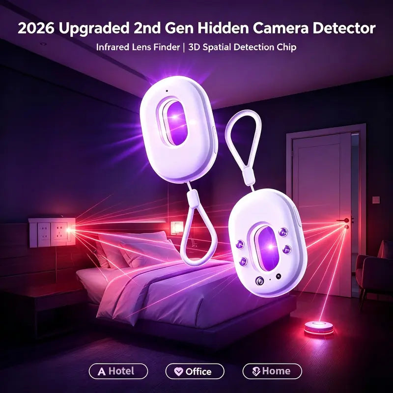 3-Mode Infrared Hidden Camera Detector with Sound & Vibration Alerts